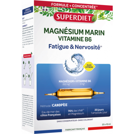 Super Diet Marine Magnesium + Vitamine B6 Ampullen 20x10ml