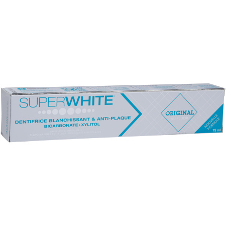 Superwhite Tandpasta Original Met Natriumbicarbonaat 75ml