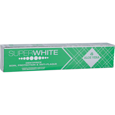 Superwithe Aloë Vera Tandpasta Anti-Plaque Tube 75ml