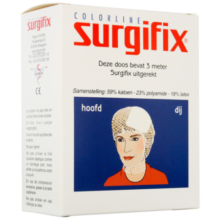 Surgifix Colorline 5,5 Buisvormige Elastische Stof Hoofd En Dij 3m 1 Stuk