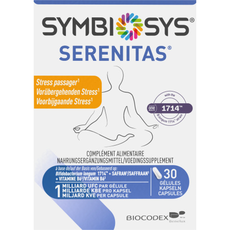 Symbiosys Serenitas Voorbijgaande Stress 30 Capsules