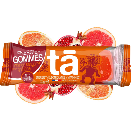Ta Energy Gummies Bloedsinaasappel Granaatappel Zakjes 24x3 Gummies