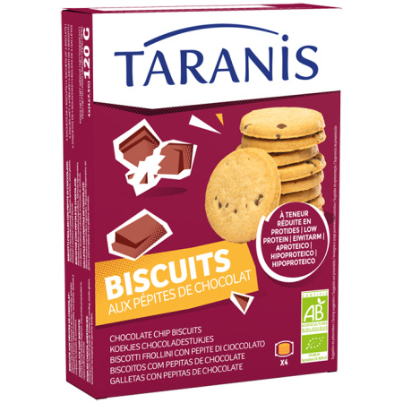 Taranis Chocoladestukjes Koekjes Bio 120g
