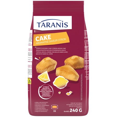 Taranis Mini Cake Citroen 6x40g