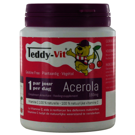Teddy-Vit Acerola 160mg Beertjes 50 Gummies