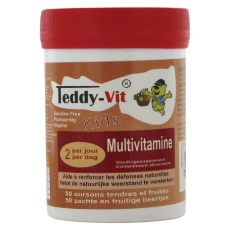 Teddy-Vit Multivitamine Beertjes 50 Gummies