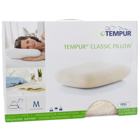 Tempur Kussen Classic Standard Hoes Velours 55x38x10,5cm Stuk 1