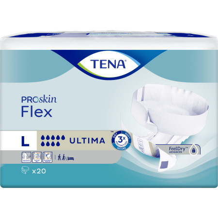 Tena ProSkin Flex Ultima L Flexibel Incontinentieverband Met Heupband 20 Stuks