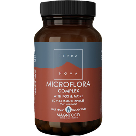 TerraNova Microflora Complex Met FOS & Plus 50 Capsules