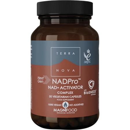 TerraNova NADPro NAD+ Activator Complex BioSNEDS 50 Capsules