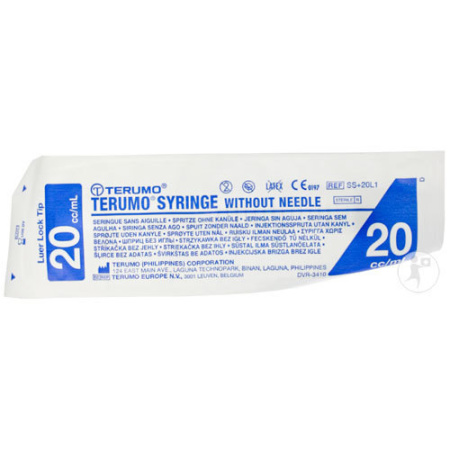 Terumo Luer-Lock 20ml Zonder Naald 1 Stuk