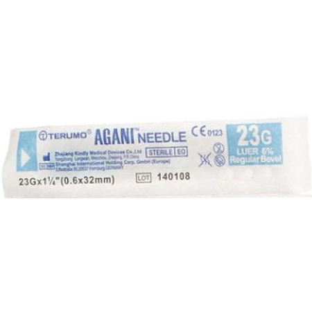 Terumo Naald Agani 23g 1 1/4Rb Blauw 1 Stuk