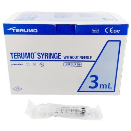 Terumo Ser Jet Spuit 3ml Zonder Naald Luer Tip 10 Stuks