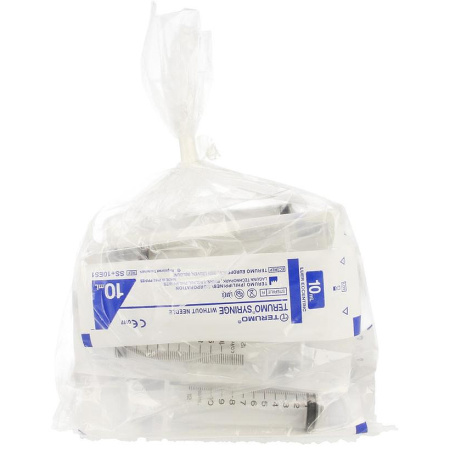 Terumo Spuit 10ml Zonder Naald Luer-Lock 10 Stuks