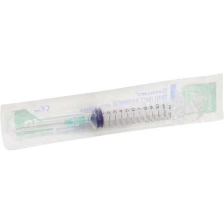 Terumo Spuit Met Naald 21g 1 1/2 10ml 100 Stuks
