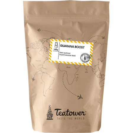 Teatower Guarana Boost Gearomatiseerde Maté Smaak Guarana, Grapefruit 100g