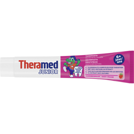 Theramed Junior Tandpasta 6+ Jaar Aardbeismaak 75ml