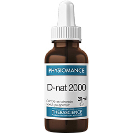 Therascience Physiomance D-nat 2000 Natuurlijke Vitamine D3 Voedingssupplement 20ml (PHY341)