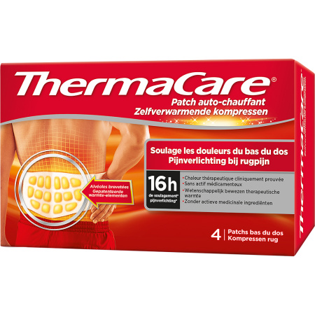 Thermacare Warmtepleister Patch Rugpijn En Spierpijn 4 Kompressen