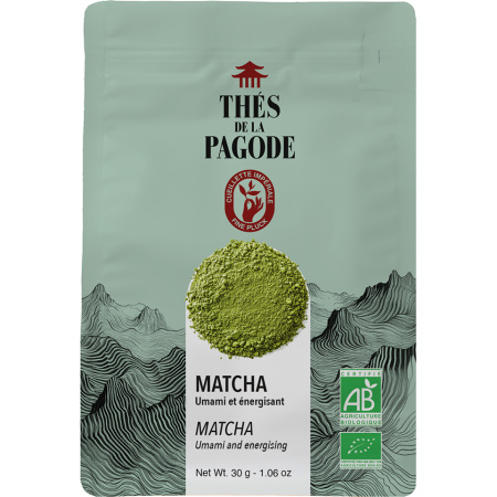 Thés De La Pagode Biologische Matcha-thee 30g