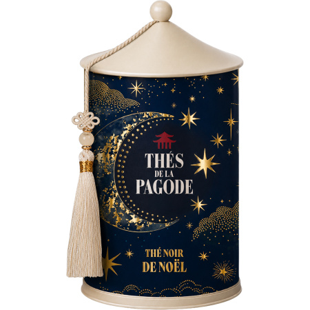 Thés De La Pagode Prestige-doos Kerstzwarte thee Hemelse Ontsnapping 70g