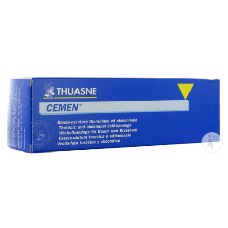 Thuasne Cemen Gordelband Borstkas-Buik Wit 18cm x 1,25m Stuk 1