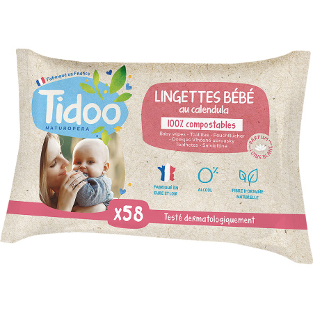 Tidoo Composteerbare Doekjes Met Lotusgeur
