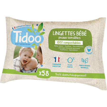 Tidoo Composteerbare Geurvrije Doekjes