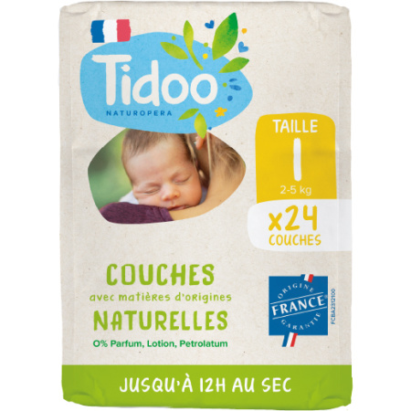 Tidoo Eco-Gelabelde Babyluier 2-5kg