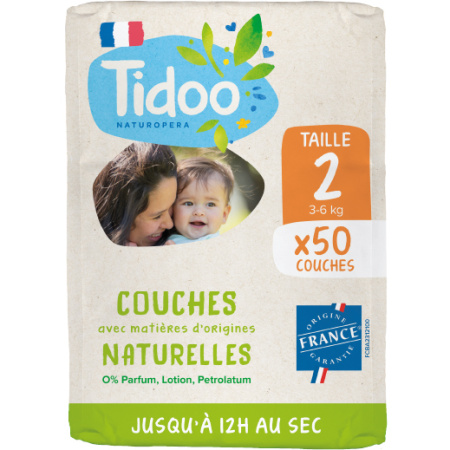 Tidoo Eco-Gelabelde Babyluier 3-6kg