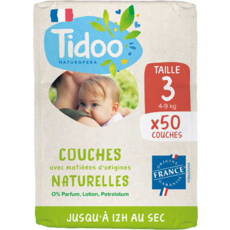 Tidoo Eco-Gelabelde Babyluier 4-9kg