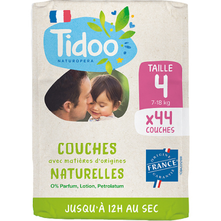 Tidoo Eco-Gelabelde Babyluier 7-18kg