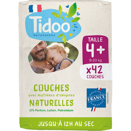 Tidoo Eco-Gelabelde Babyluier 9-20kg
