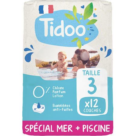 Tidoo Zwemluiers M3 Hypoallergene 4-9kg Stuk 12
