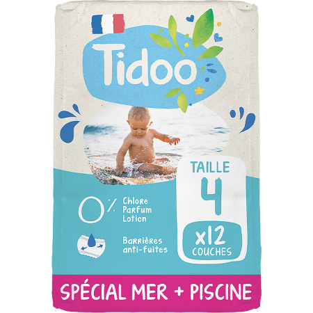 Tidoo Zwemluiers M4 Hypoallergene 4-15kg Stuk 12