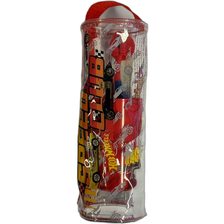 Tinokou Set Beker Etui En Ergonomische Tandenborstel Hot Wheels 3 Stuks
