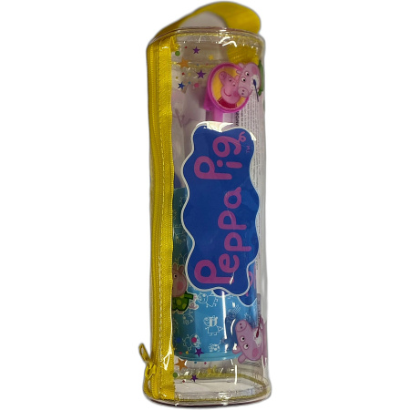 Tinokou Set Beker Etui En Ergonomische Tandenborstel Peppa Pig 3 Stuks