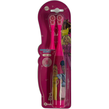 Tinokou Sonische Elektrische Tandenborstel + Vervangende Opzetborstel Barbie