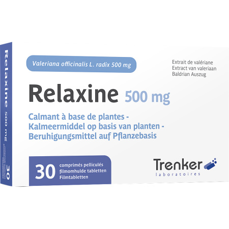 Trenker Relaxine 500mg Filmomhulde Tabletten 30