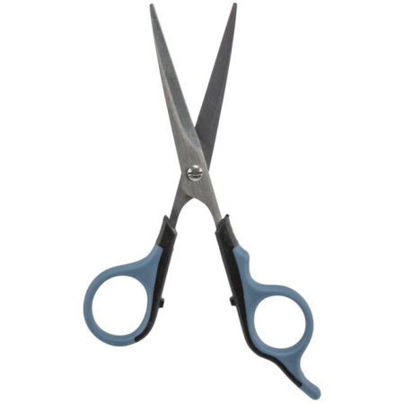 Trixie Schaar Roestvrij Staal/Kunststof 16cm Donkergrijs/Blauw 1 Stuk