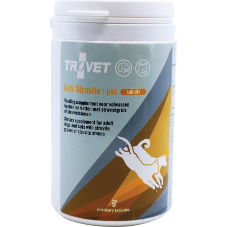 Trovet UAS Digestion Anti-Struvite Voedingssupplementen Voor Honden En Katten 100 Tabletten