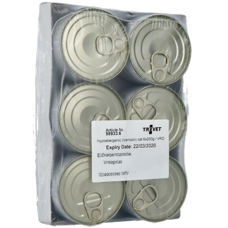Trovet VRD Hypoallergenic Kat Hert 6x200g