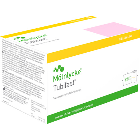 Tubifast Geel Gamma 10,75cm x 10m 1 Stuk