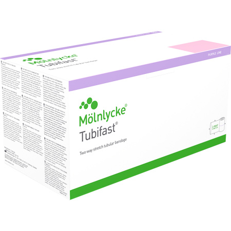 Mepilex Tubifast Purple Elastisch Buisverband Niet-Steriel 10m x 20cm 1 Stuk (2444)