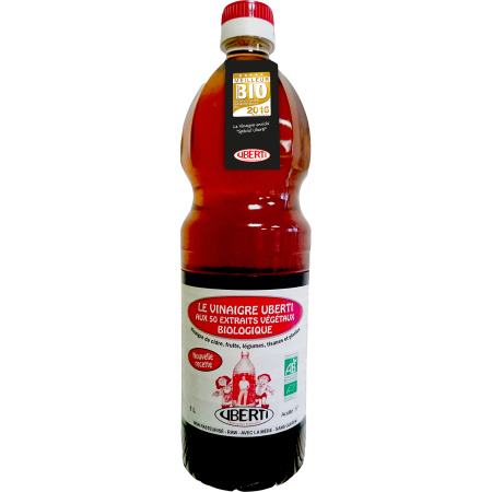 Uberti Appelciderazijn Verrijkt Bio 50 Plantaardige Extracten Fles 1l
