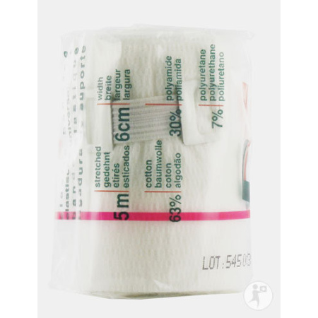 Elastische band Universeel 5m x 6cm 1 Stuk