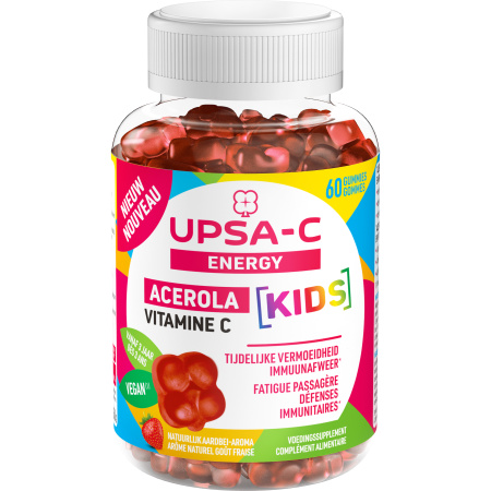 UPSA-C Energy Acerola Kids Aardbei 60 Gummies