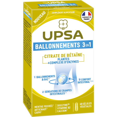 UPSA Digest Comfort 40 plantaardige capsules