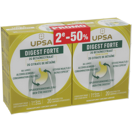 Upsa Digest Forte 40 Tabletten Promopack -50%
