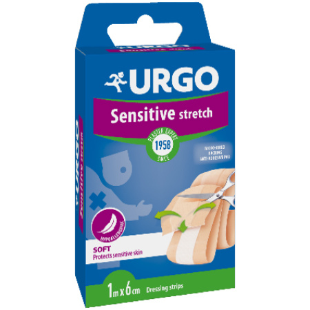 Urgo Sensitive Stretch 1m x 6cm Verband 1